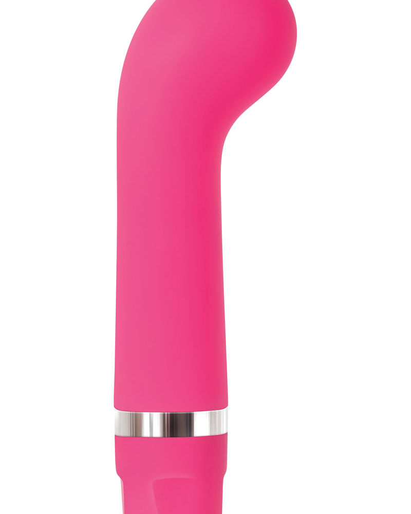 Vibrador de silicona para punto G resistente al agua de la colección Angel de Adán y Eva - Divine - Rosa