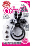 Ohare XL Silicone Wearable Rabbit Vibe Cockring Waterproof Black 6 Each Per Box