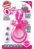 Ohare XL Silicone Wearable Rabbit Vibe Cockring Waterproof Pink 6 Each Per Box