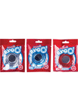 Ring O 2 Cockring With Ball Sling Assorted Colors 18 Each Per Box