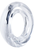 Ring O 2 Cockring With Ball Sling Waterproof Clear 12 Each Per Box