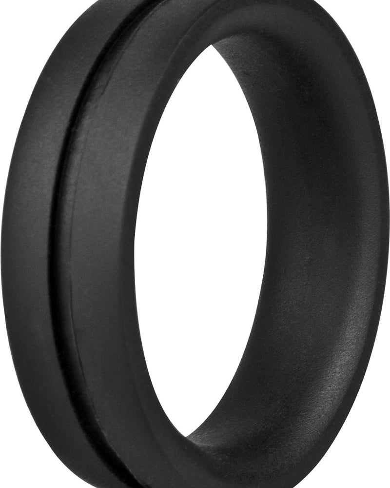 Anillos para el pene de silicona grandes Ring O Pro, resistentes al agua, color negro, 12 unidades por caja