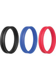 Ring O Pro Xtra Large Silicone Cockrings Waterproof Assorted Colors 12 Each Per Pop Box