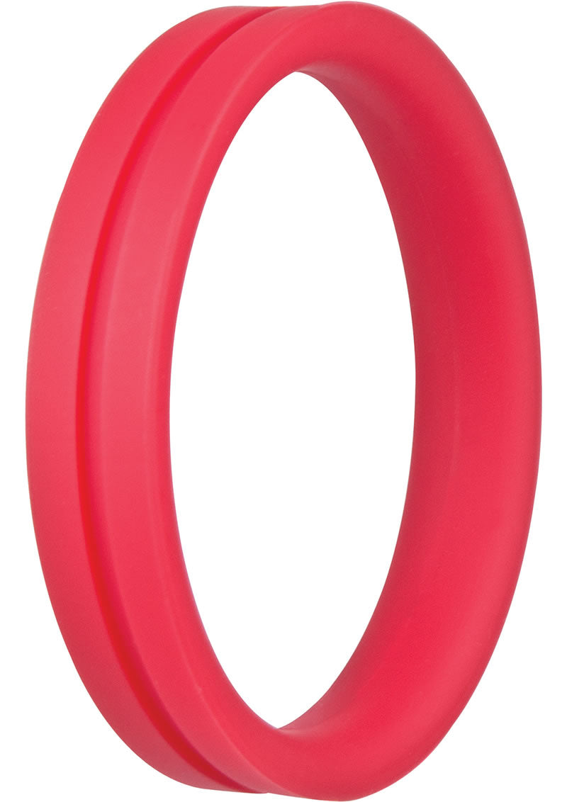 Ring O Pro Xtra Large Silicone Cockrings Waterproof Red 12 Each Per Box