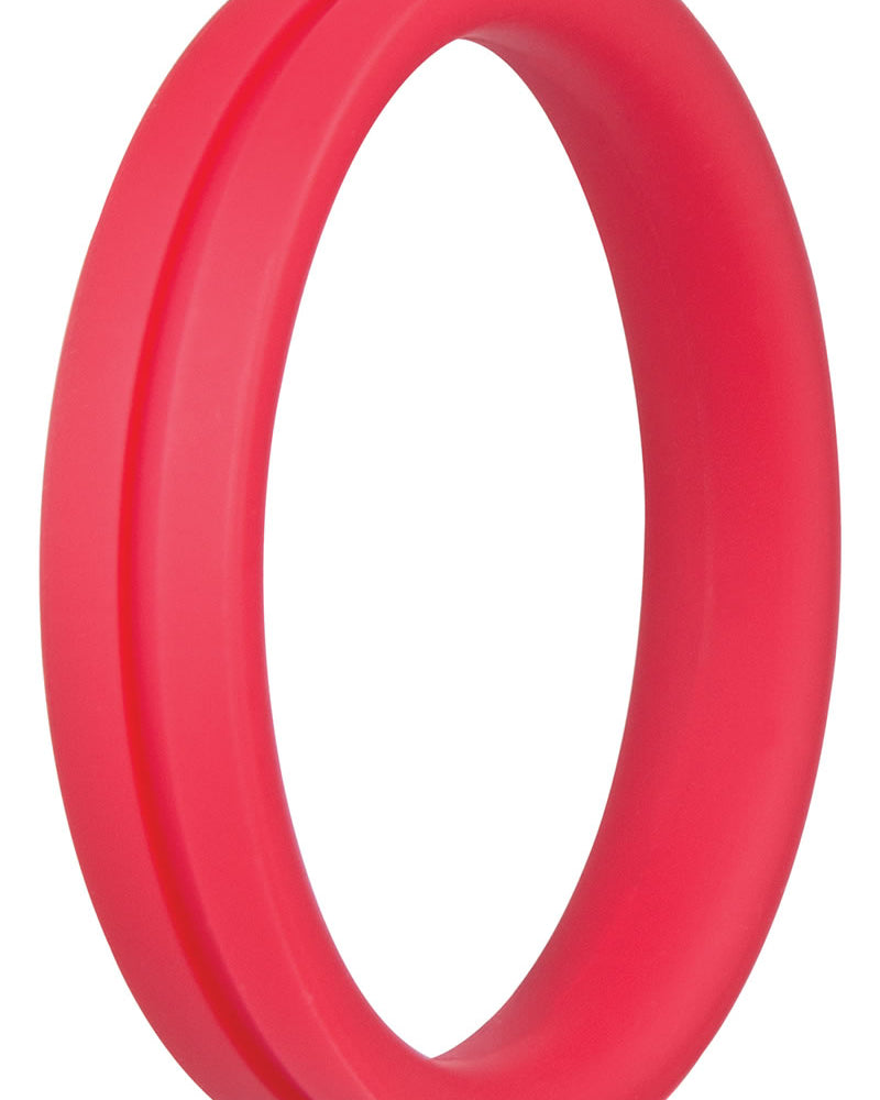 Ring O Pro Xtra Large Silicone Cockrings Waterproof Red 12 Each Per Box