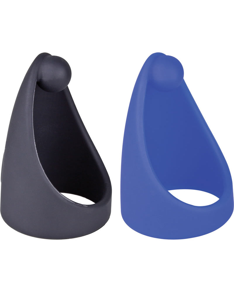 Sling O Silicone Ring With Contoured Sling Cockrings Waterproof Assorted Colors 6 Each Per Box