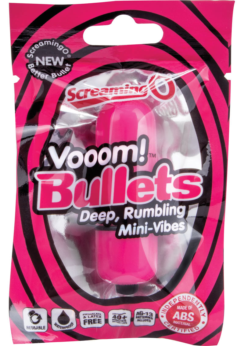 Vooom Bullets Mini Vibes Waterproof Fresa 20 unidades por caja