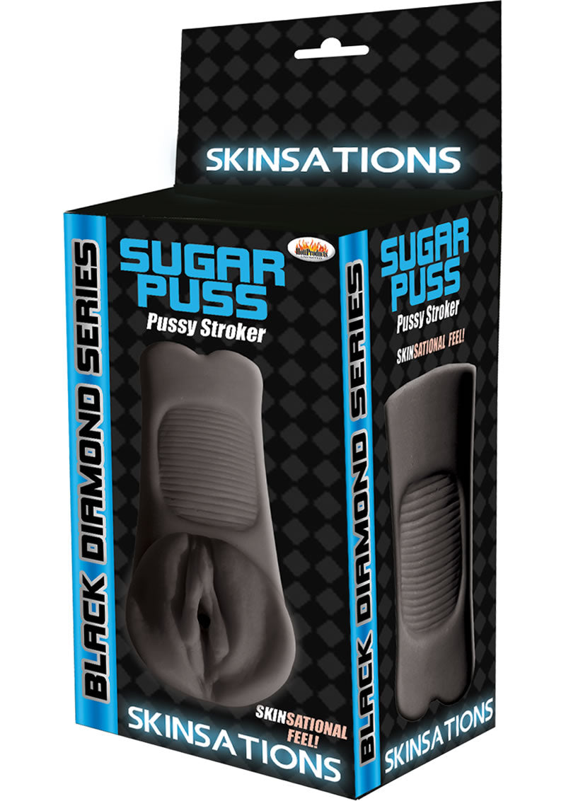 Skinsations Black Diamond Sugar Puss Pussy Stroker Masturbator Black