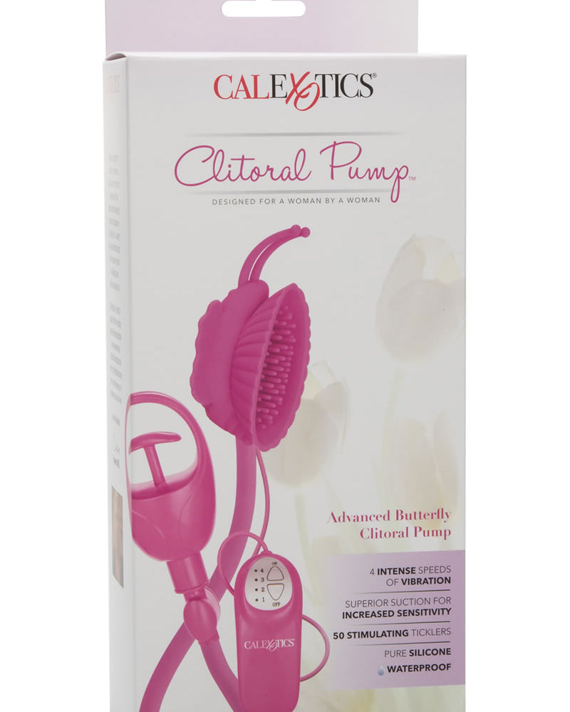 Advanced Butterfly Clitoral Pump Waterproof - Pink