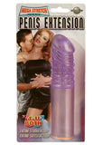 Extensión de pene Mega Stretch color morado