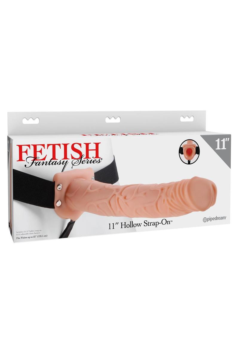 Fetish Fantasy 11 Inch Hollow Strap On Flesh