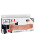 Fetish Fantasy 11 Inch Vibe Hollow Strap On Flesh