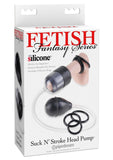 Fetish Fantasy Suck N Strock Head Pump Black