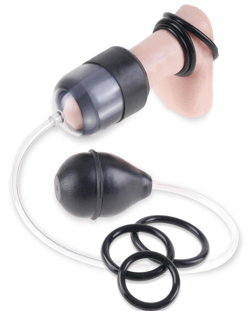 Bomba de cabeza Fetish Fantasy Suck N Strock negra