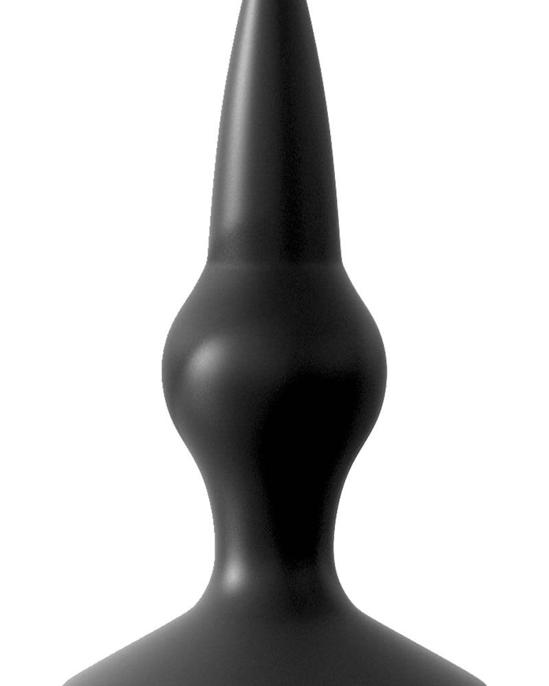 Tapón anal de silicona de la colección Anal Fantasy, color negro