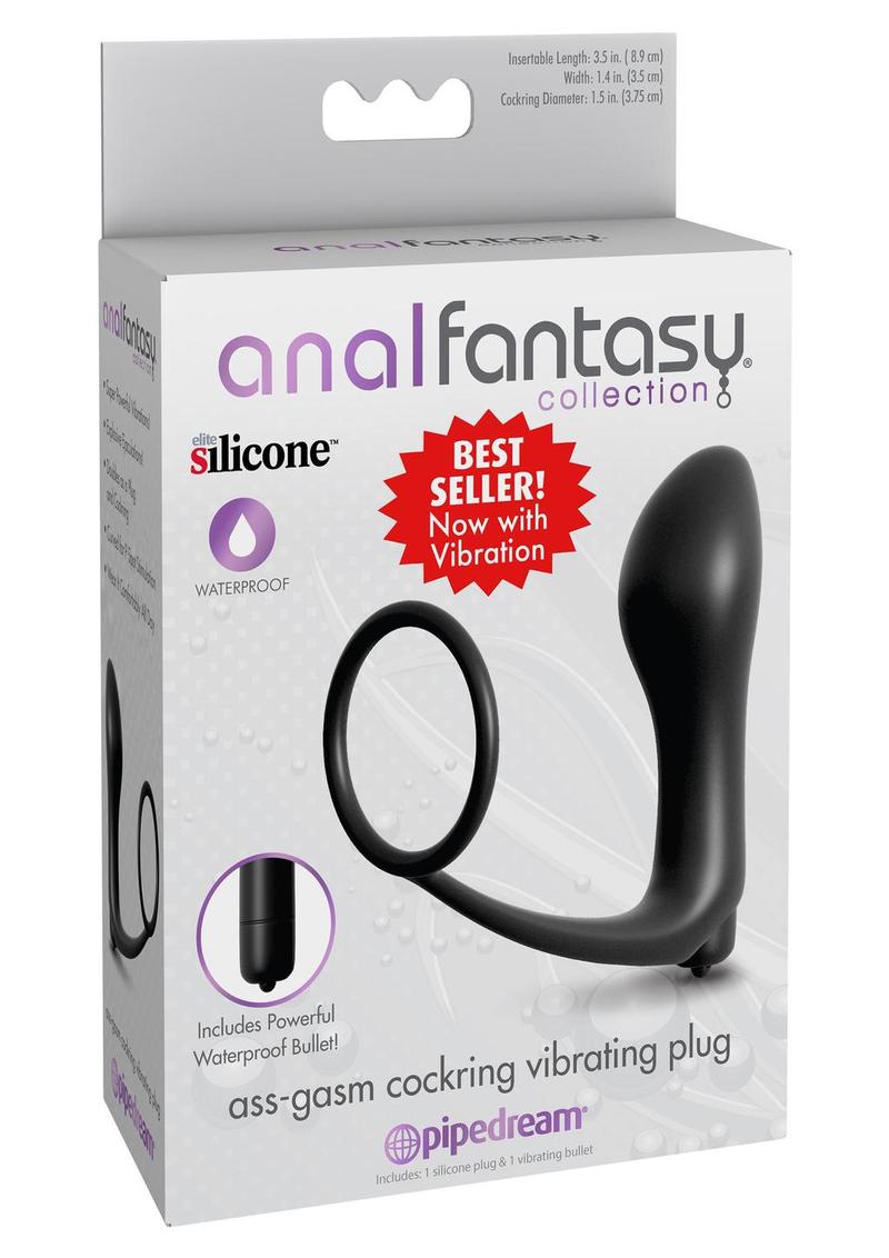 Anal Fantasy Collection Ass Gasm Cockring Vibrating Plug