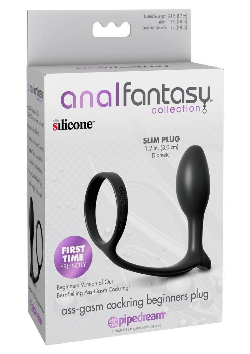 Anal Fantasy - Collection Ass Gasm Cock Ring - Beginner Plug