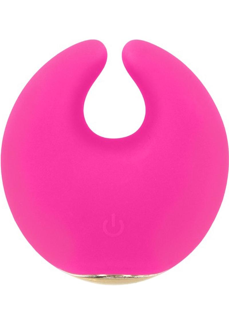 Rianne S Moon Rechargeable Silicone Clitoral Stimulator Waterproof French Rose