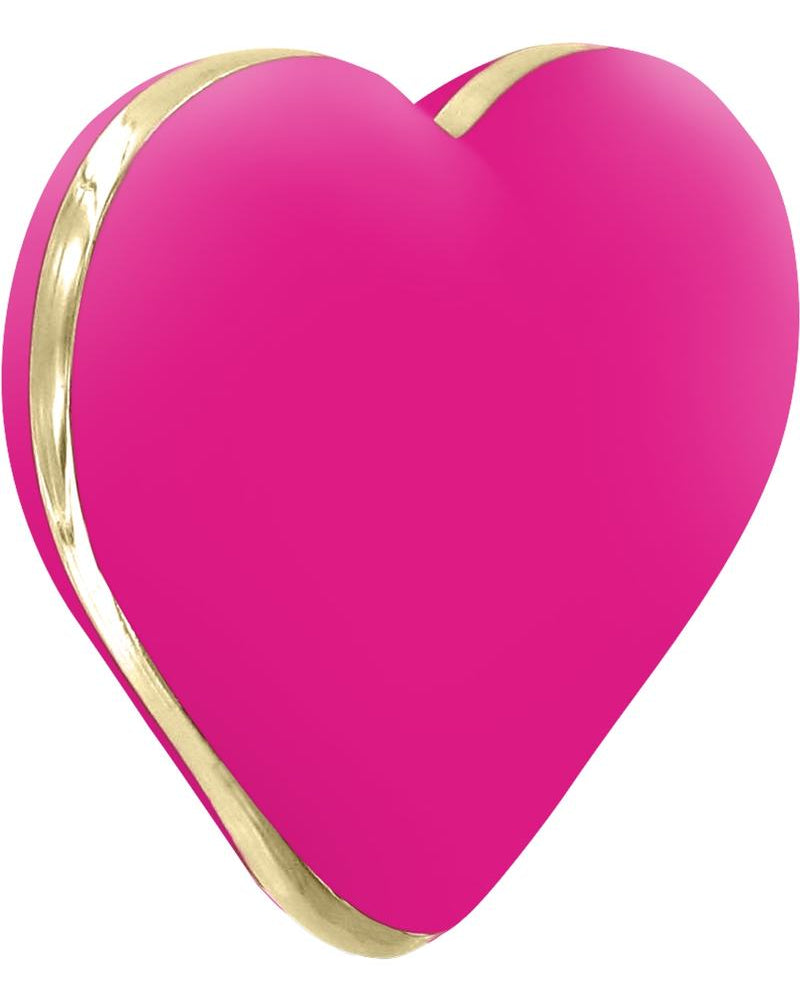 Vibrador con forma de corazón de silicona recargable por USB Rianne S