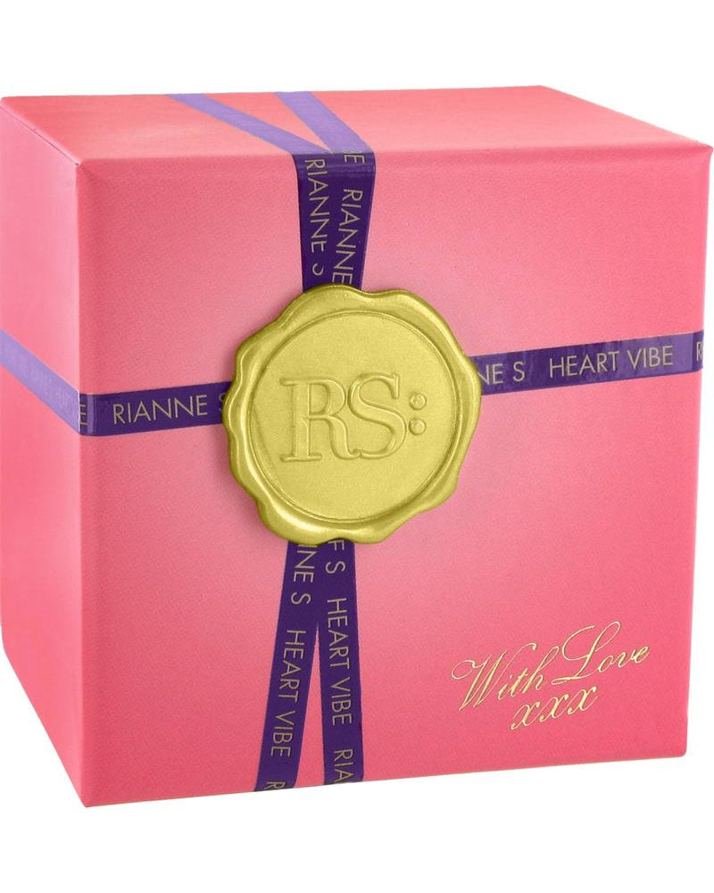 Vibrador de corazón de silicona recargable por USB Rianne S Coral Rose