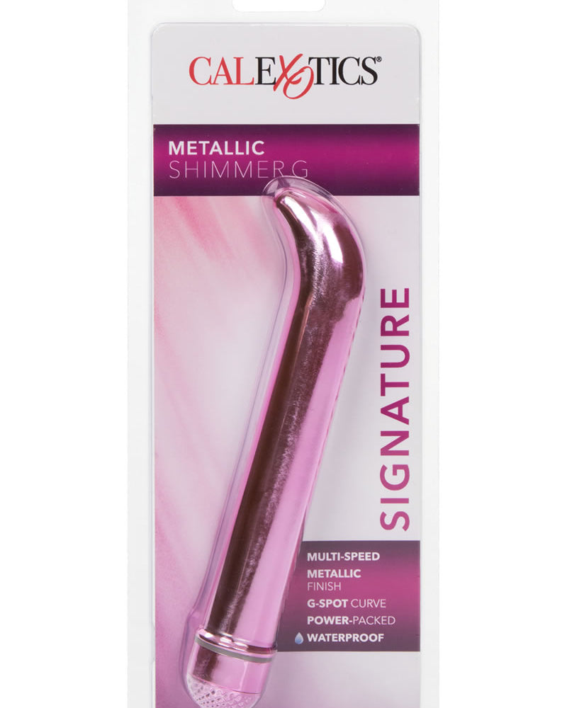 Calexotics Metallic Shimmer G - Lápiz labial impermeable rosa