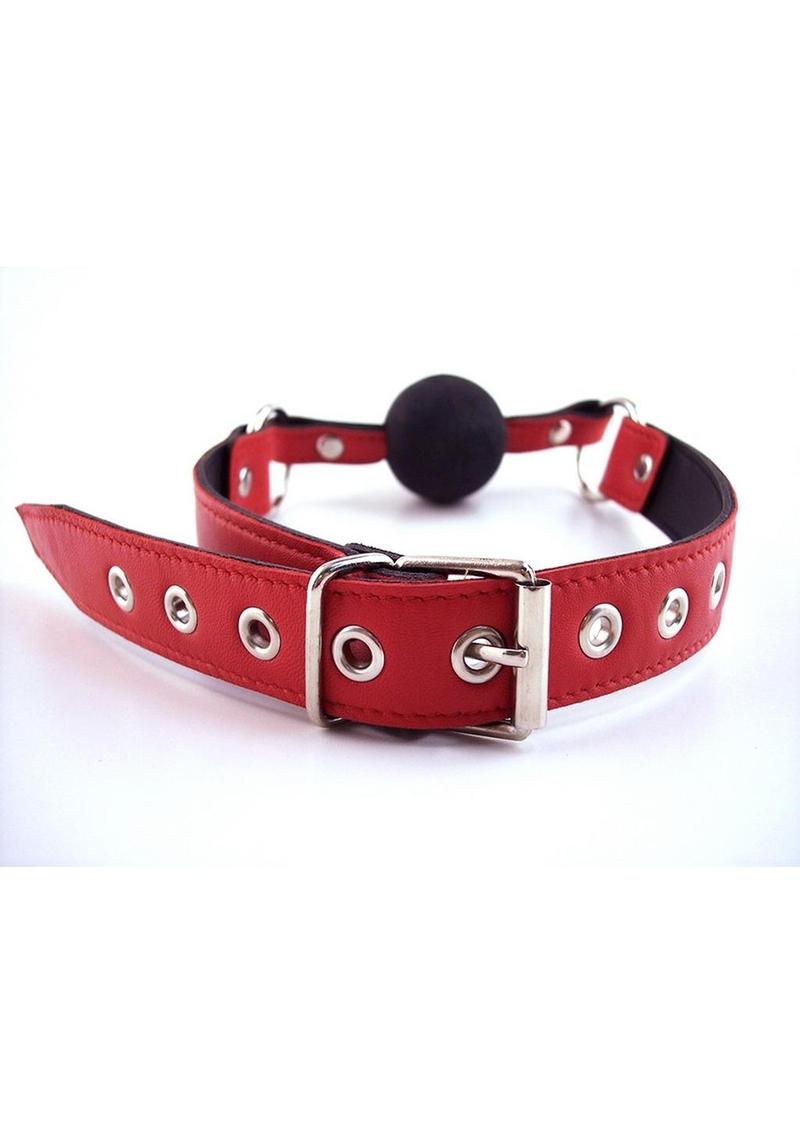 Rouge Ball Gag Red And Black