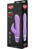 Mini vibrador de silicona para punto G Hustler, color morado, resistente al agua