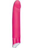 Vibrador realista de silicona Hustler, resistente al agua, color rosa, 7 pulgadas