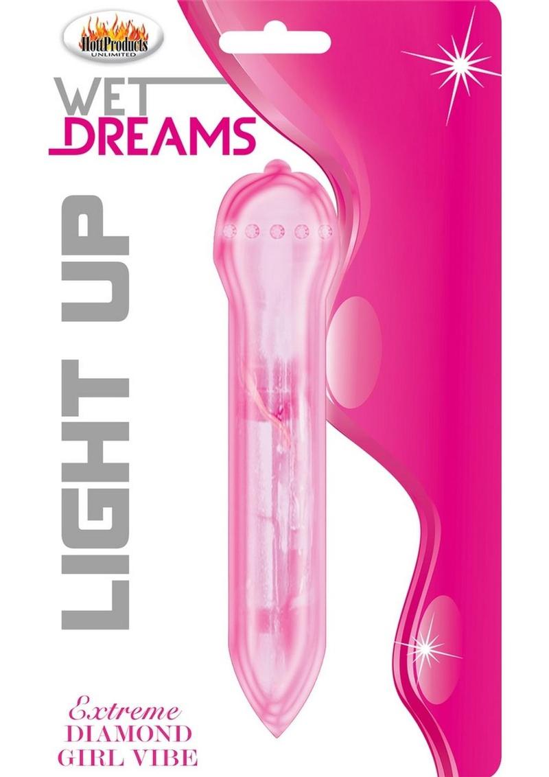 Vibrador Wet Dreams Light Up Extreme Diamond Girl en color magenta