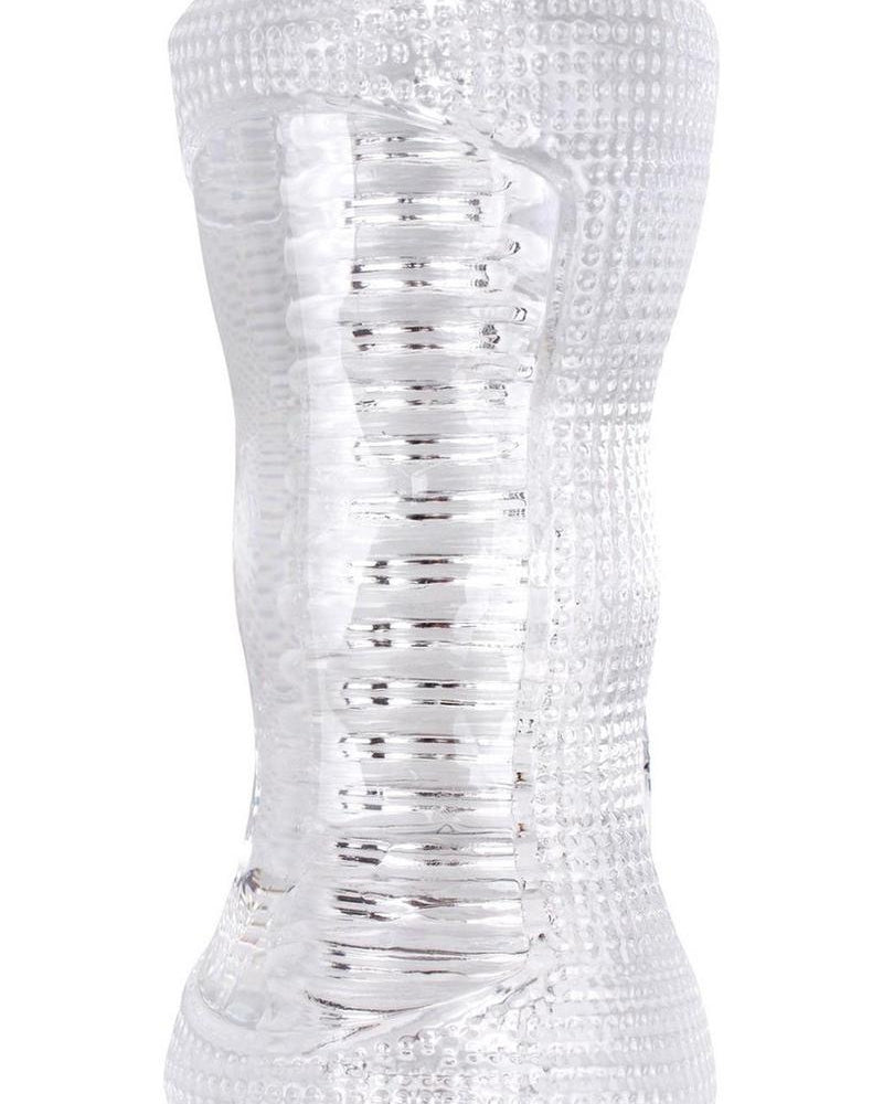 Wet Dreams Handy Man Stroker Textured Sleeve Clear