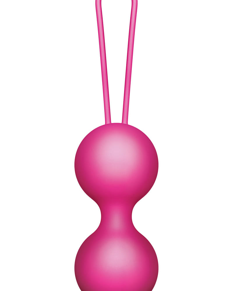 Vnew Weighted Kegel Toner - Bolas de silicona de nivel 2, color rosa, 2 onzas