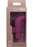 Exposed Sherry Silicone Vibe Bullet Plum 3 Inch