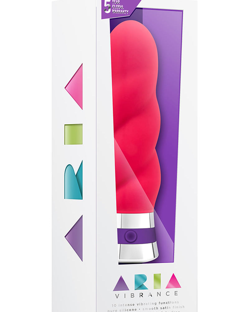 Aria Vibrance Silicone Vibe Waterproof Pink