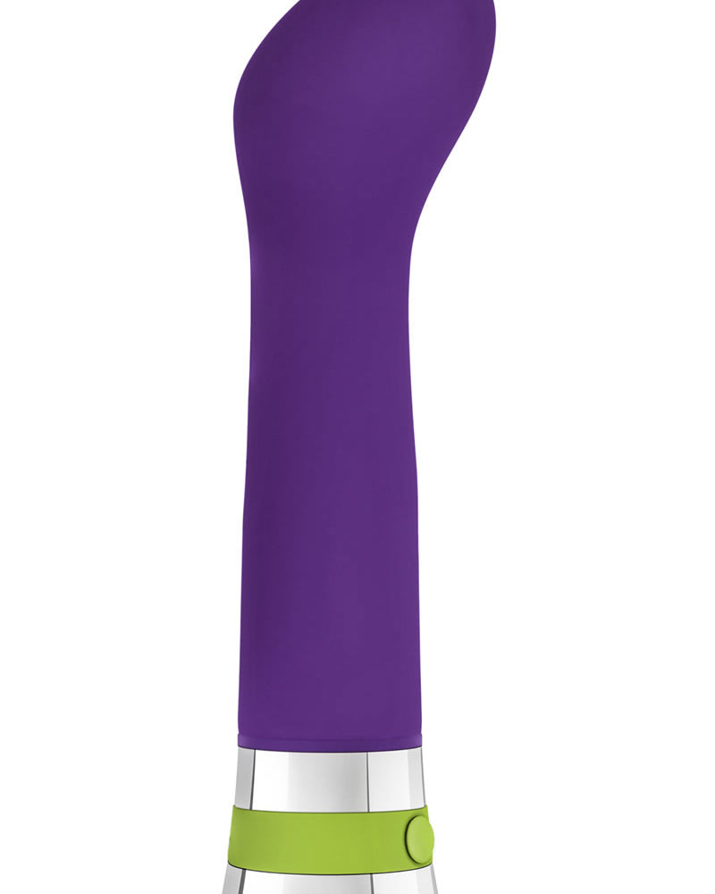 Vibrador de silicona para punto G Aria Hue G, resistente al agua, color ciruela, 6,5 pulgadas