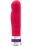 Aria Lucent Silicone Vibrator Waterproof Cerise 6 Inch