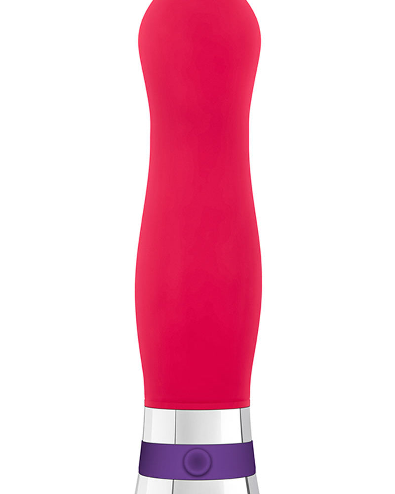 Vibrador de silicona Aria Luminance resistente al agua, color rosa, 6,25 pulgadas