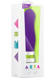 Aria Luminance Silicone Vibe Waterproof Plum 6.25 Inch