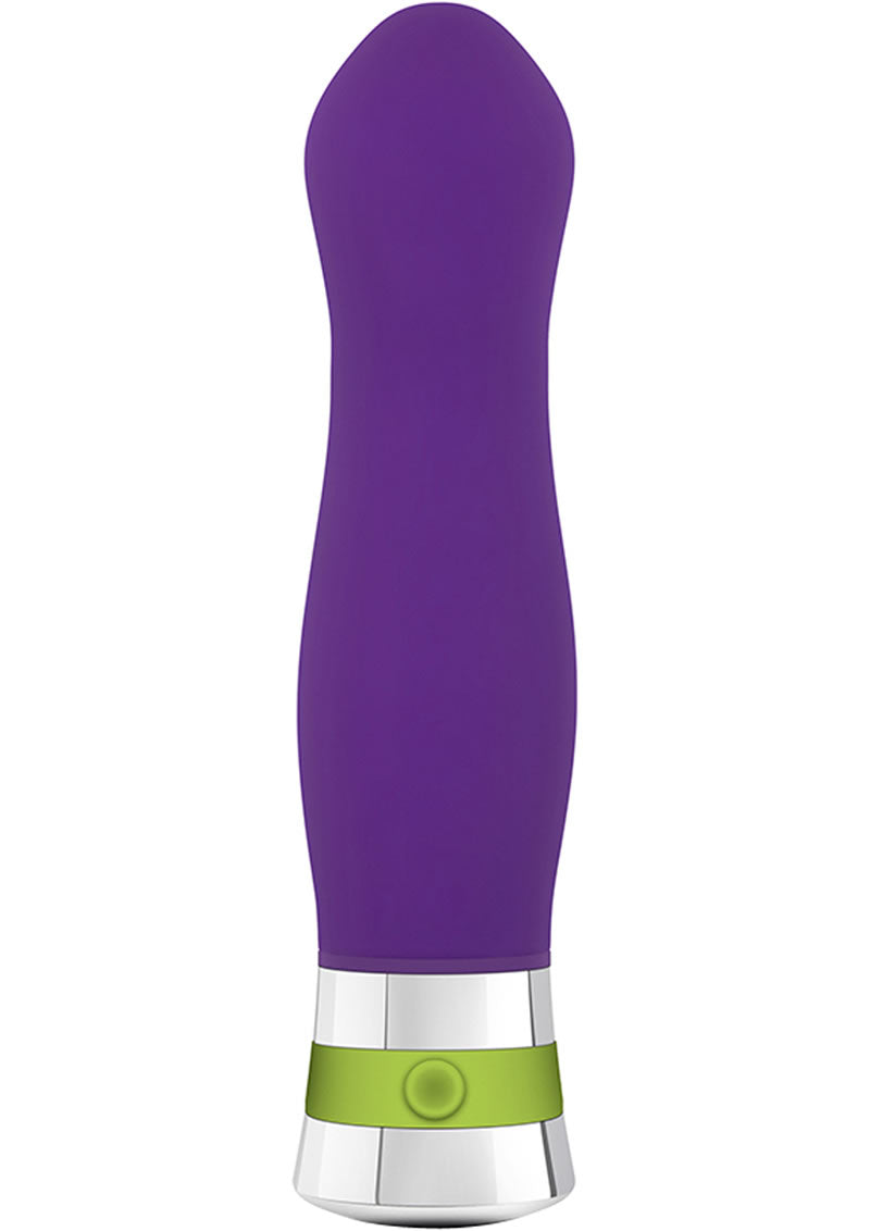 Aria Luminance Silicone Vibe Waterproof Plum 6.25 Inch