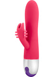 Aria Brilliant Silicone Rabbit Vibe Waterproof Pink 7.75 Inch