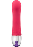 Aria Vivacious Silicone Gspot Vibe Waterproof Pink 7.5 Inch