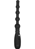 Booty Call Booty Flexer Silicone Beaded Anal Probe Waterproof Black 5.75 Inch