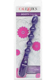 Booty Call Booty Bender Silicone Beaded Anal Probe Waterproof Purple 7 Inch