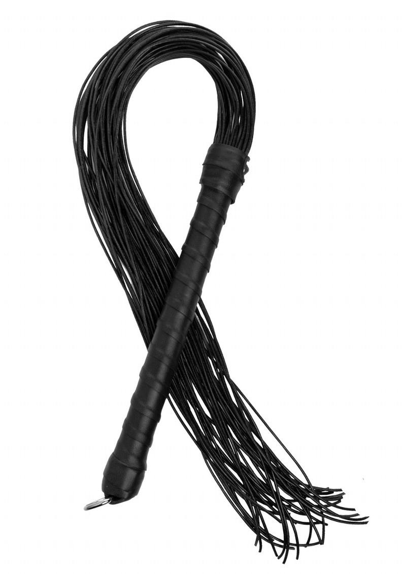 Flogger de cordón de cuero