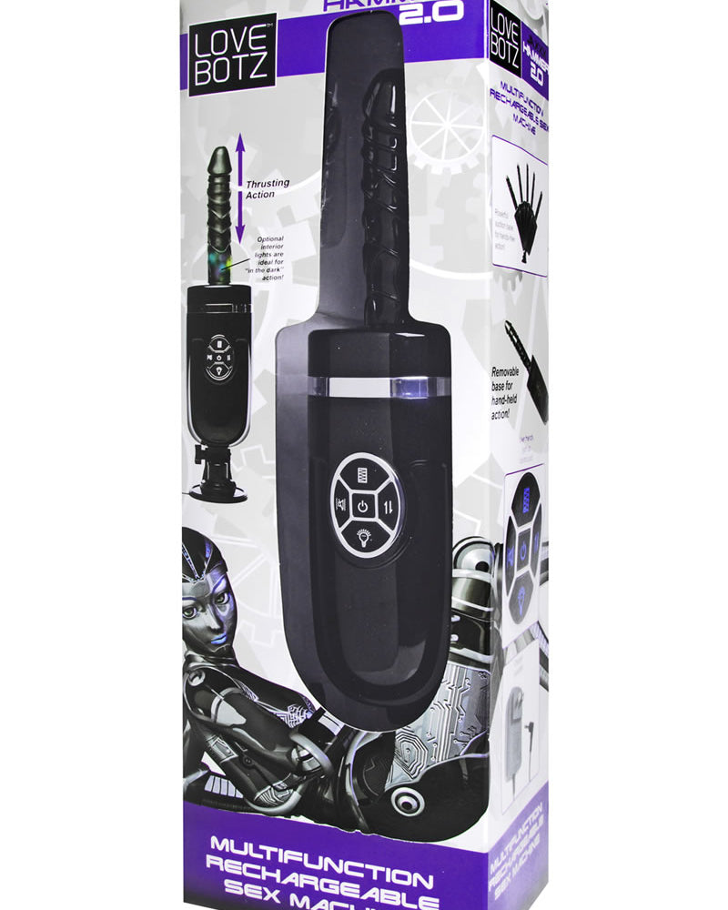 Love Hammer Jaxxx Hammer 2.0 Multifunction Rechargeable Sex Machine ABS Black