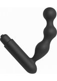 Master Series Prostatic Play Treck Curved Silicone Prostate Vibe Black