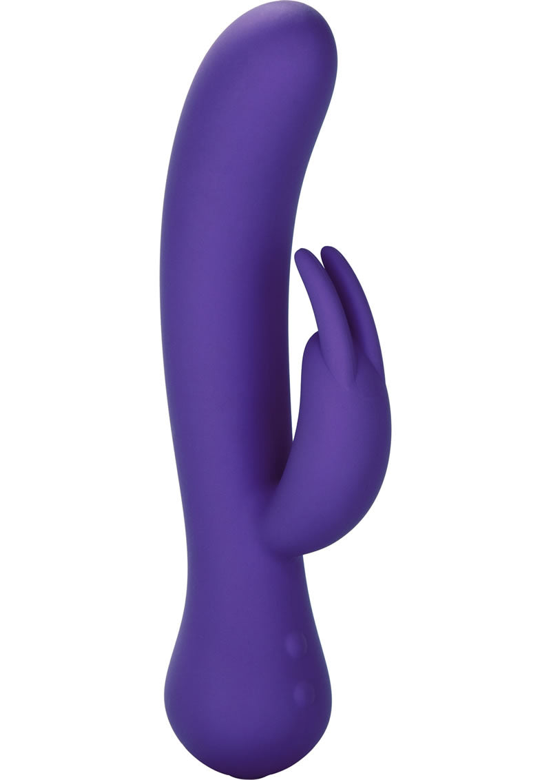 Jopen Vanity VS 18 - Vibrador doble recargable de silicona, resistente al agua, color morado