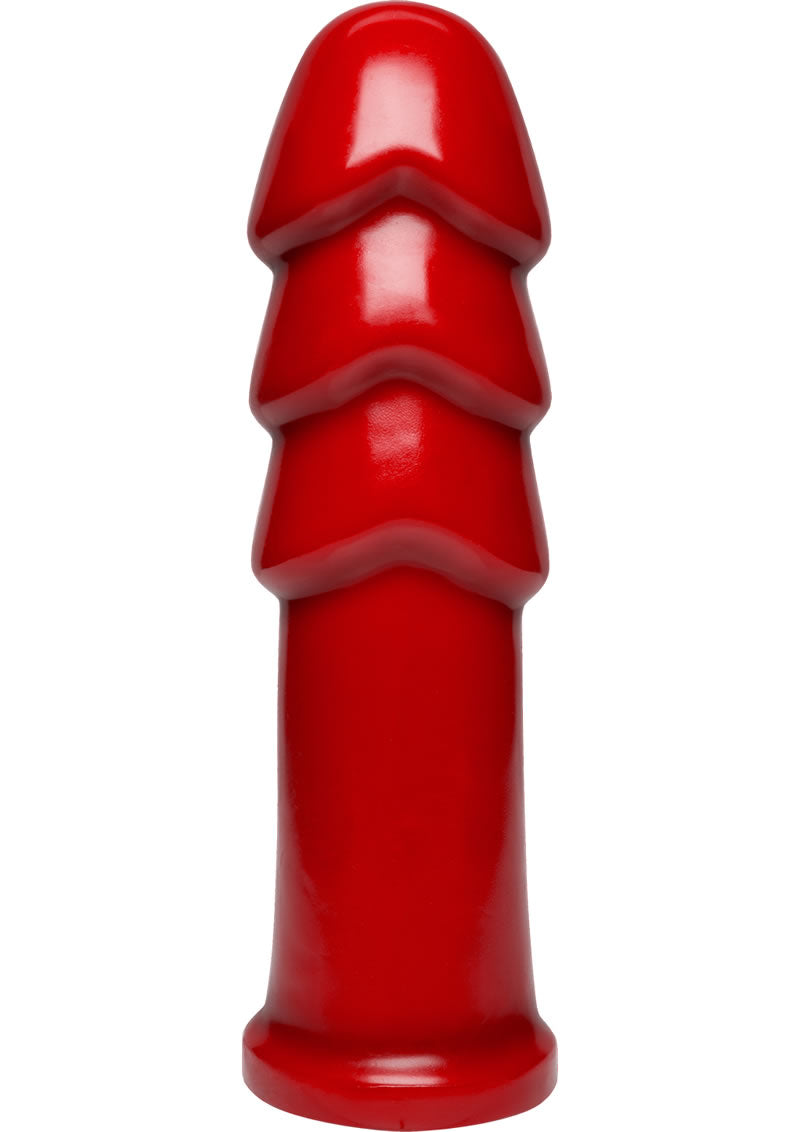 American Bombshell B-10 Warhead Dildo Red 10 Inch Long 8.5 Inch Girth