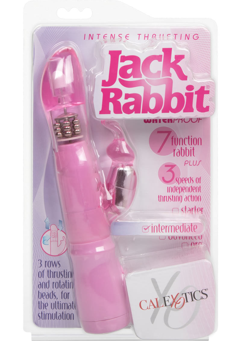 Intense Thrusting Jack Rabbit Dual Motor Vibe Waterproof Pink