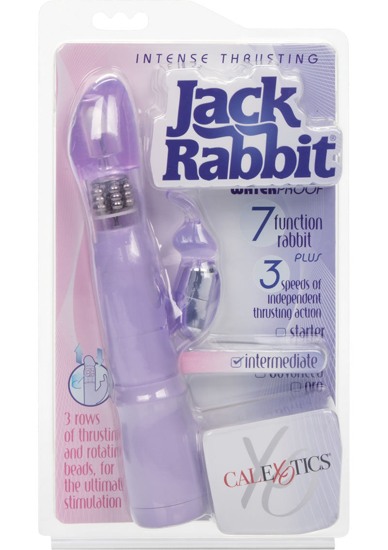 Intense Thrusting Jack Rabbit Dual Motor Vibe Waterproof Purple