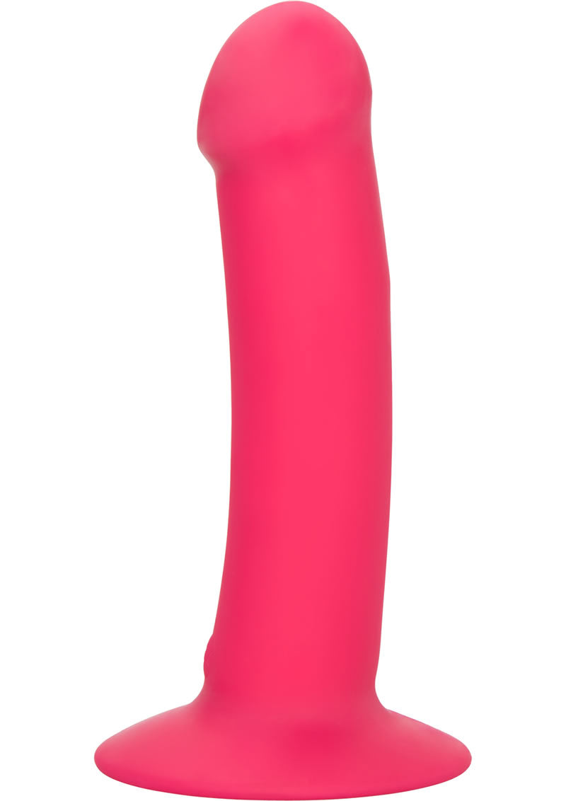 Luxe Touch Sensitive Rechargeable Silicone Vibrator Waterproof Pink 6.5 Inch